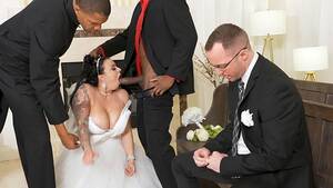 Interracial Wedding Porn - Payton Preslee's Wedding Turns Rough Interracial Threesome - Cuckold  Sessions - xxx Mobile Porno Videos & Movies - iPornTV.Net