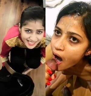 Indian Girl Blowjob Cum - Super cute 18 college indian real porn blowjob bf until cum out