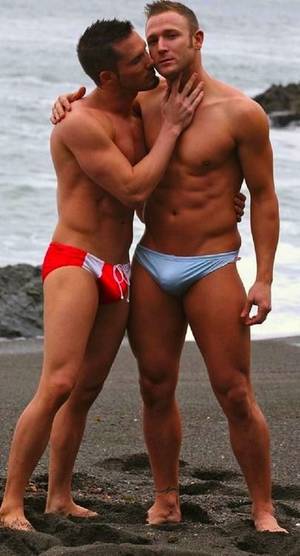 Gay Porn Speedos Swimwear - Nice bulge in the sexy speedo aden & jorden jaric gay porn Actors