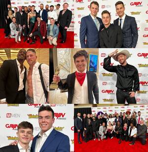 Gay Porn Best Dressed - Gay Porn Stars At GayVN Awards 2023 Red Carpet