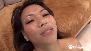 asian ebony cum - Asian MILF Miley Villa Lets A Black Man Cum All Over Her Face - XVIDEOS.COM