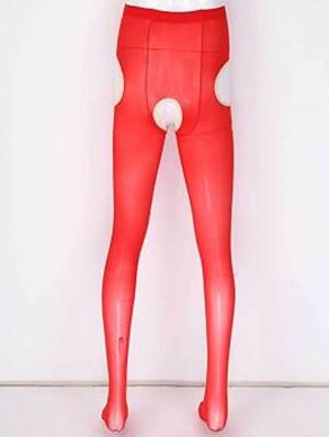 Men In Leggings Porn - Men's Sissy Exotic Pants Sexy Porn Ouvert Petals Hollow Stretchy Pantyhose  Leggings Lace Trim Stockings Underwear-Red_One Size Fits Everything :  Amazon.nl: Fashion