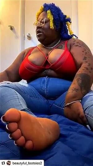 fat black girls feet - Watch Beautyful Footsies 2 Feet Live - Ebony Feet, Foot Fetish, Bbw Porn -  SpankBang