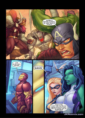 Assvengers 2 Porn Comic - JKRcomix- Assvengers - Porn Cartoon Comics