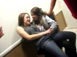 fingered at party - Horny girl gets fingered by her friend at party. - Lesbian Porn Videos