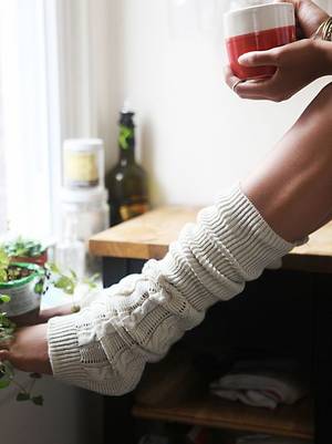 Dutch 80s Leg Warmers - leg warmers & fall drink !