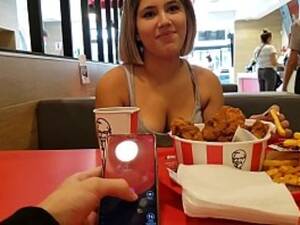 Kfc Porn - KFC public chubby control and creampie in the douche - Hot Porn Tube