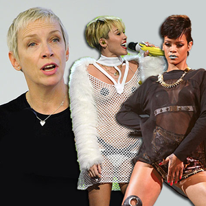 Miley Cyrus Rihanna Porn - Annie Lennox Takes On Likes Of Miley Cyrus & Rihanna For 'Highly Styled  Pornography'