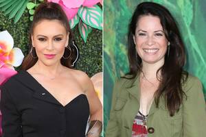 Alyssa Milano Porn Interracial - Alyssa Milano and Holly Marie Combs React to Charmed Producer's Comments