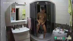 Caught Masturbating In Shower - Slender sister caught masturbating in shower thanks to hidden cam | AREA51. PORN