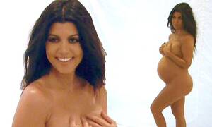 kourtney kardashian pregnant and naked - Kourtney Kardashian poses nude on Keeping Up With The Kardashians | Daily  Mail Online