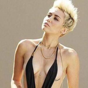 hot lesbian xxx miley cyrus - Shot of the Day: Miley Cyrus Channels Borat in Full-Body Thong