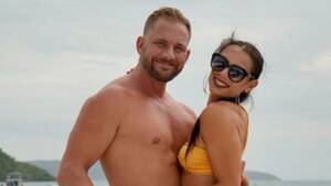 couples fucking on beach candid - Fitness influencer wife of Aussie male porn star reveals how her husband's  X-rated career IMPROVES their marriage | Daily Mail Online