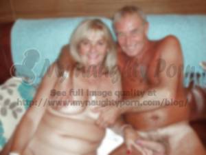 grandparent nudist galleries - Grandpa with hard hairy cock posing nude with grandma's saggy tits and  hairy twat