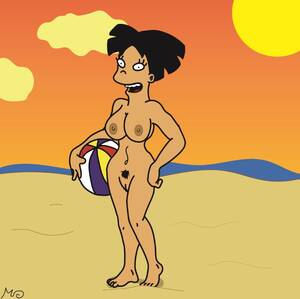 Futurama Amy Wong Porn - Futurama - Amy Wong - Nude Beach! by GeoNinjaNine on DeviantArt