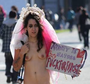 naked life nudism - fuck-for-forest-naked-protester