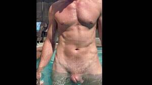 big hard dick phoje - Athletic Guy Shows Off His Big, Rock Hard Cock In The Pool 0030-1 10 Gay  Porn Gif | Pornhub.com