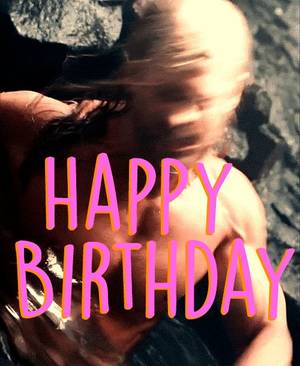 Birthday Caption Porn - Funny Thor Happy Birthday GIF animation