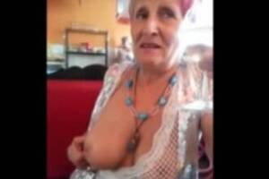 drunk granny - In Love with the Body 8 - Drunk-Granny-Showing-Off-Her-Tits-330x220 Porn  Pic - EPORNER