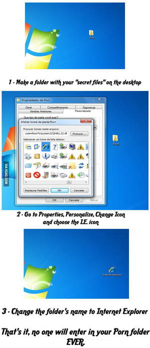 Internet Explorer Porn - How to hide your porn like a boss