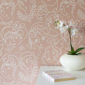 ethnic screensavers - Nude Pink Wallpaper - Etsy Norway