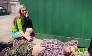 handjob for homeless - Public Handjobs Raquel and Jessie Homeless Handjob - HandjobHub