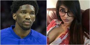 Mia Khalifa 2017 - Joel Embiid hits porn star Mia Khalifa with painfully terrible comeback