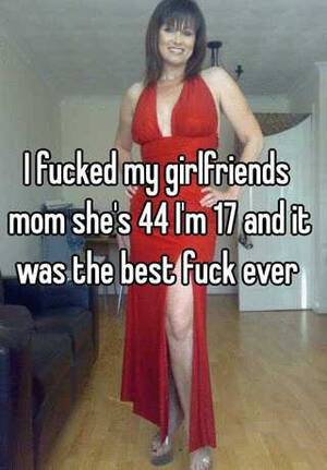 Girlfriends Mom Porn Captions - I fucked my girlfriends mom she's 44 I'm 17 and it was the best fuck ever