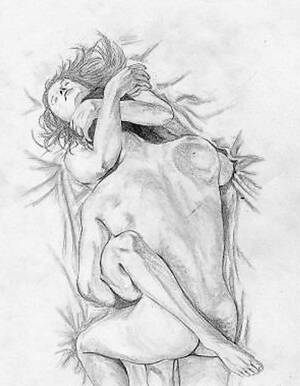 Erotic Porn Drawings - Pornographic pencil drawings - 78 photo