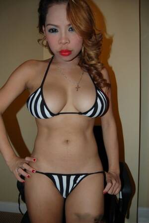 asian bikini lips - Asian Red Bikini Porn Pics & Naked Photos - PornPics.com