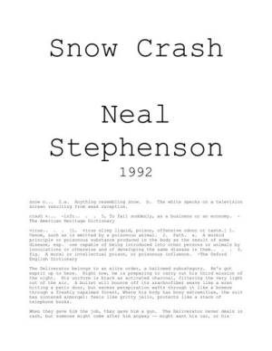 ebony cum dumps adina jewel - Snow Crash Neal Stephenson - Dill Research Group