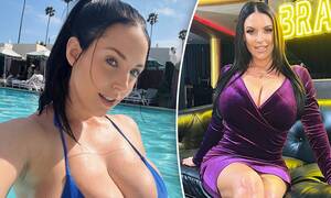 Kirsten Stewart Porn Gangbang - Porn star Angela White reveals why she refuses to be massaged by men |  Daily Mail Online