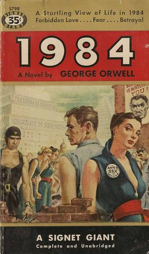 1984 - 1984 | George Orwell | pulp cover vintage art