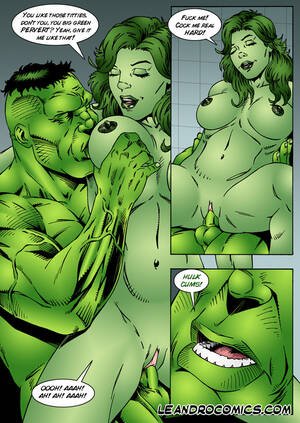 incredible hulk cartoon sex orgasm - The Incredible Excited Hulk- Leandro - Porn Cartoon Comics