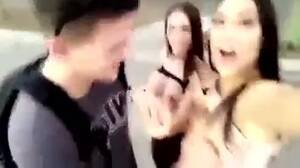 mature tit suck public - Boobs In Action: Sucking Two Girl's Nipples In Public - Porn GIF Video |  nebyda.com