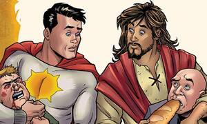 jesus naked cartoon xxx - DC cancels comic where Jesus learns from superhero after outcry | Comics  and graphic novels | The Guardian