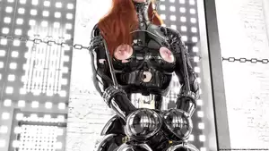 anime catsuit latex slave hentai - Ginger in Hardcore Metal Bondage and Latex Catsuit 3D Animation | xHamster