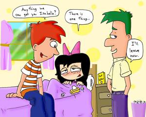 Izzabella Phineas And Ferb Sexy Porn - Phineas+and+Isabella+Making+Out | PnF - Ferb Thinks Ahead by AJMSTUDIOS