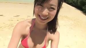 japan teen strip - Japanese Teen Strips On The Beach From Red Bikini : XXXBunker.com Porn Tube