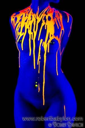 Glow Body Paint Porn - UV Erotica by Robert Babylon