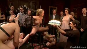 bdsm public party - Blondes are banged in public bday party - XVIDEOS.COM