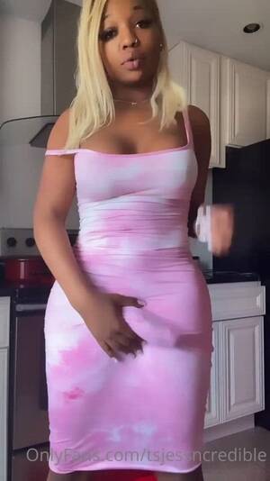 ebony tranny bulge - Beautiful ebony TS has a bulge in her dress : r/Trans_Solo_Porn