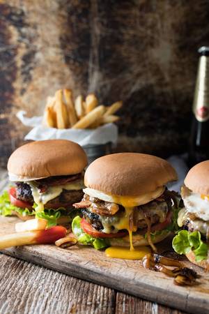 Fat Food Porn - the-food-porn: â€œ fattributes: â€œ Loaded Beef Hamburgers â€ Follow us