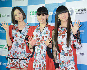 japanese junior idol kawaii - Perfume (Japanese band) - Perfume at the KKBOX Music Awards on 22 February  2014