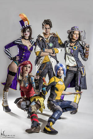 Borderlands 2 Sheriff Porn - Borderlands 2 - Group (by Hidrico) Moxxi, Handsome Jack, Sheriff, Maya,  Lilith