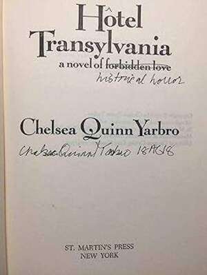 Chelsea French Porn Forced - HÃ´tel Transylvania: A novel of... by Yarbro, Chelsea Quinn