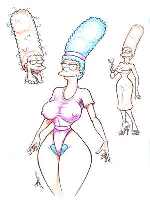 Marge Simpson Porn Pencil Art - MARGE SIMPSON by necronocimon - Hentai Foundry