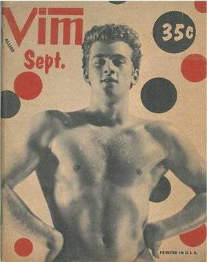 Controversial Porn Magazines 1960s - Vim, September 1958, vintage gay porn magazine, Homosexual men