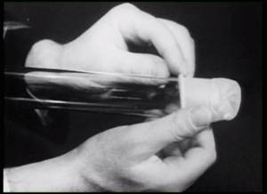 black sex education - A WWII training film demonstrates how to put on a condom. (Still from â€œ