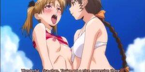 anime lesbian nude beach - Yuri beach sex - Tnaflix.com